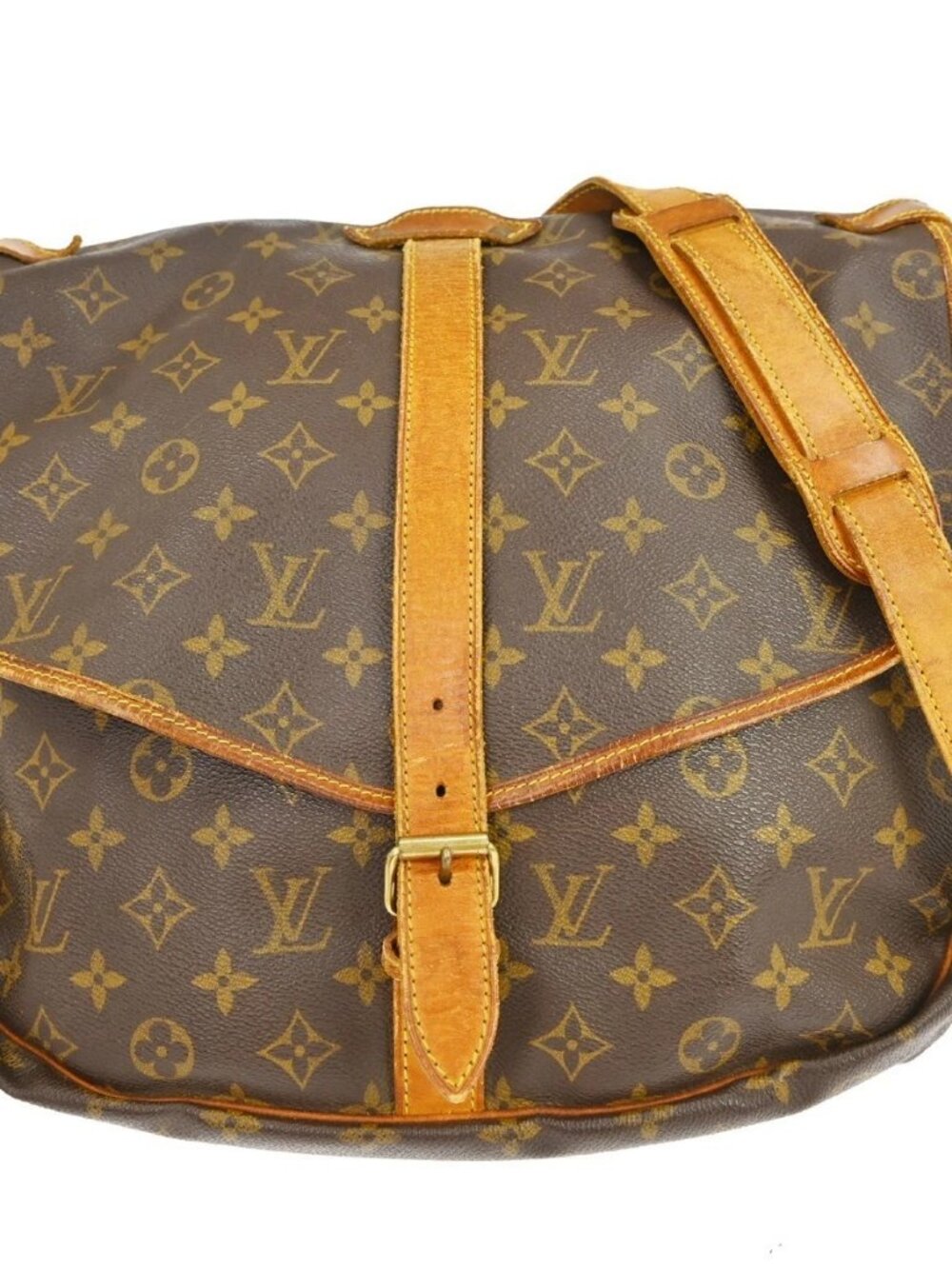 LOUIS VUITTON MONOGRAM SAUMUR 43 MESSENGER BAG